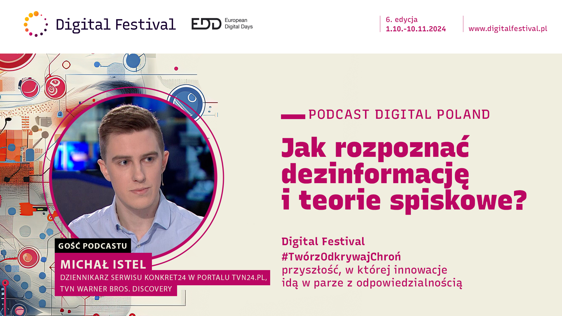 Rozmowa Digital Poland | Jak rozpoznać dezinformację i teorie spiskowe?